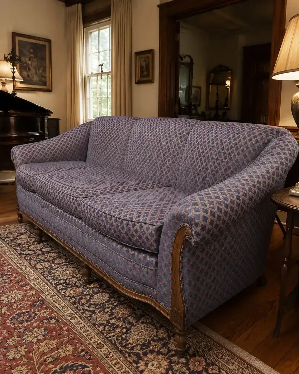 Freshly cleaned sofa in a Windermere, FL home