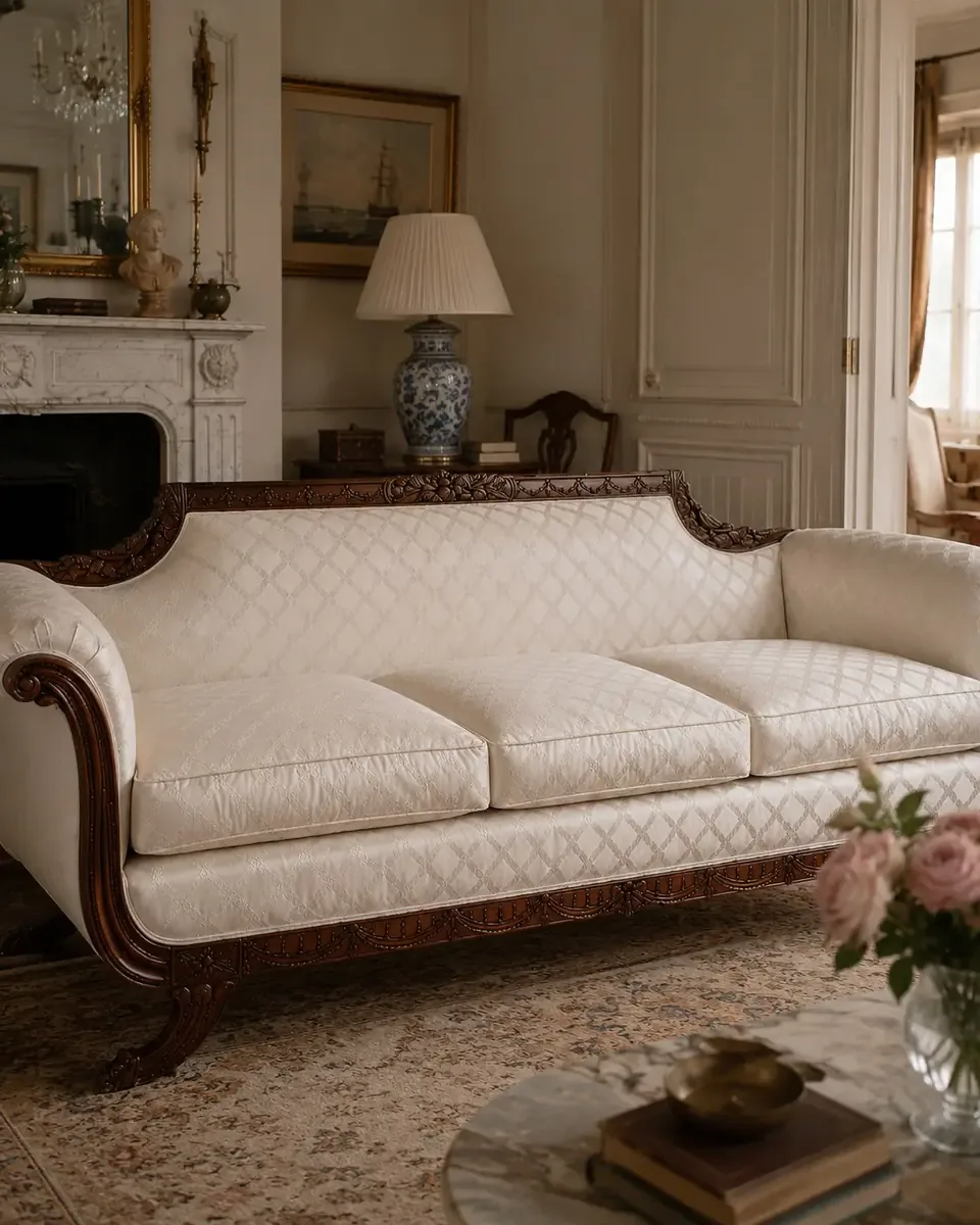 Freshly cleaned sofa in a Winter Garden, FL home