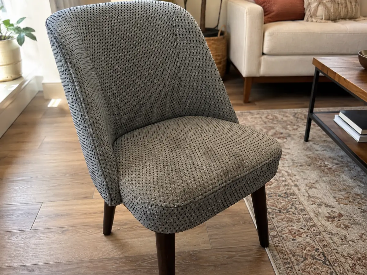Dining chair before, Dining chair before and after cleaning in Orlando, FL