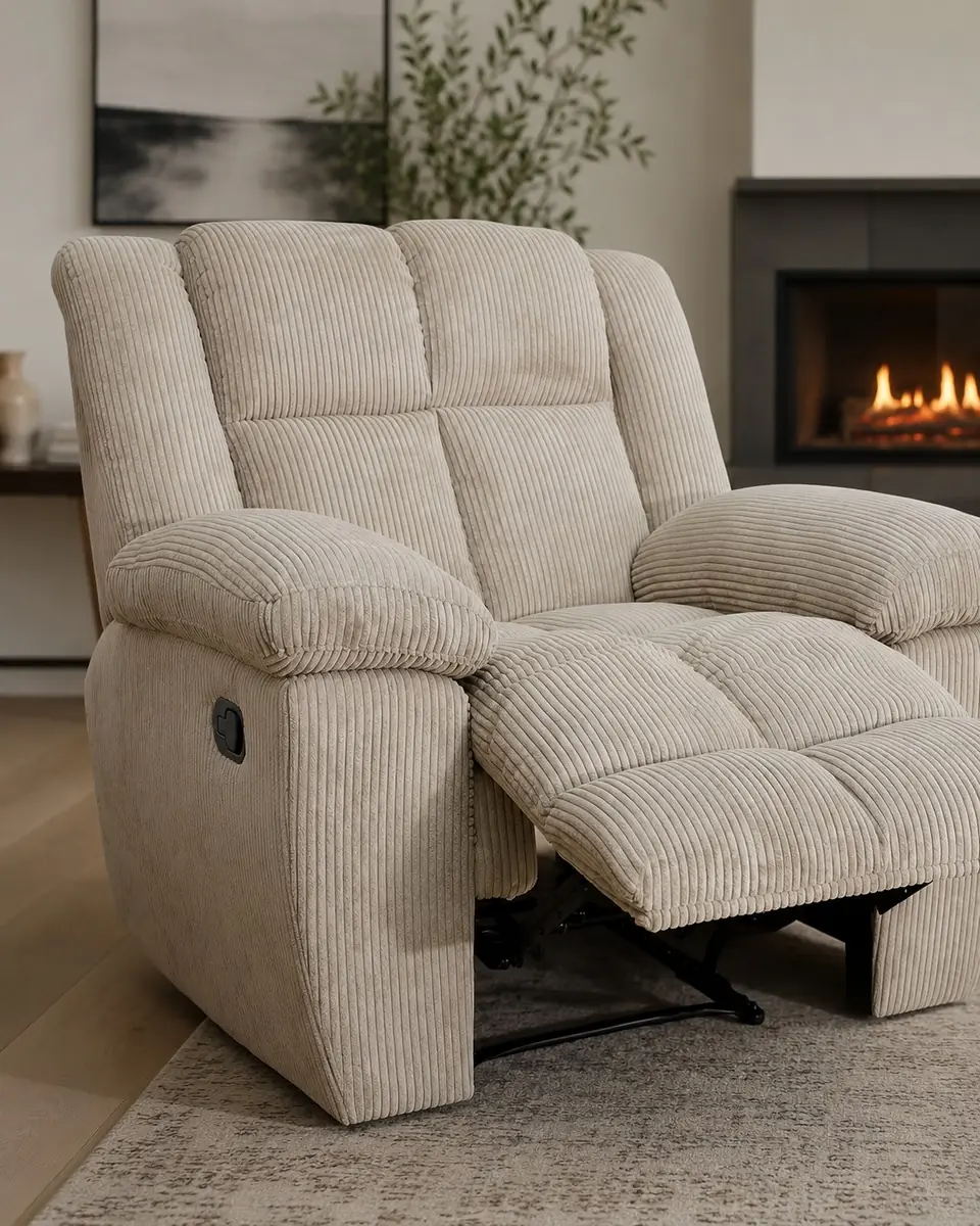 Freshly cleaned upholstered armchair in an Orlando, FL home