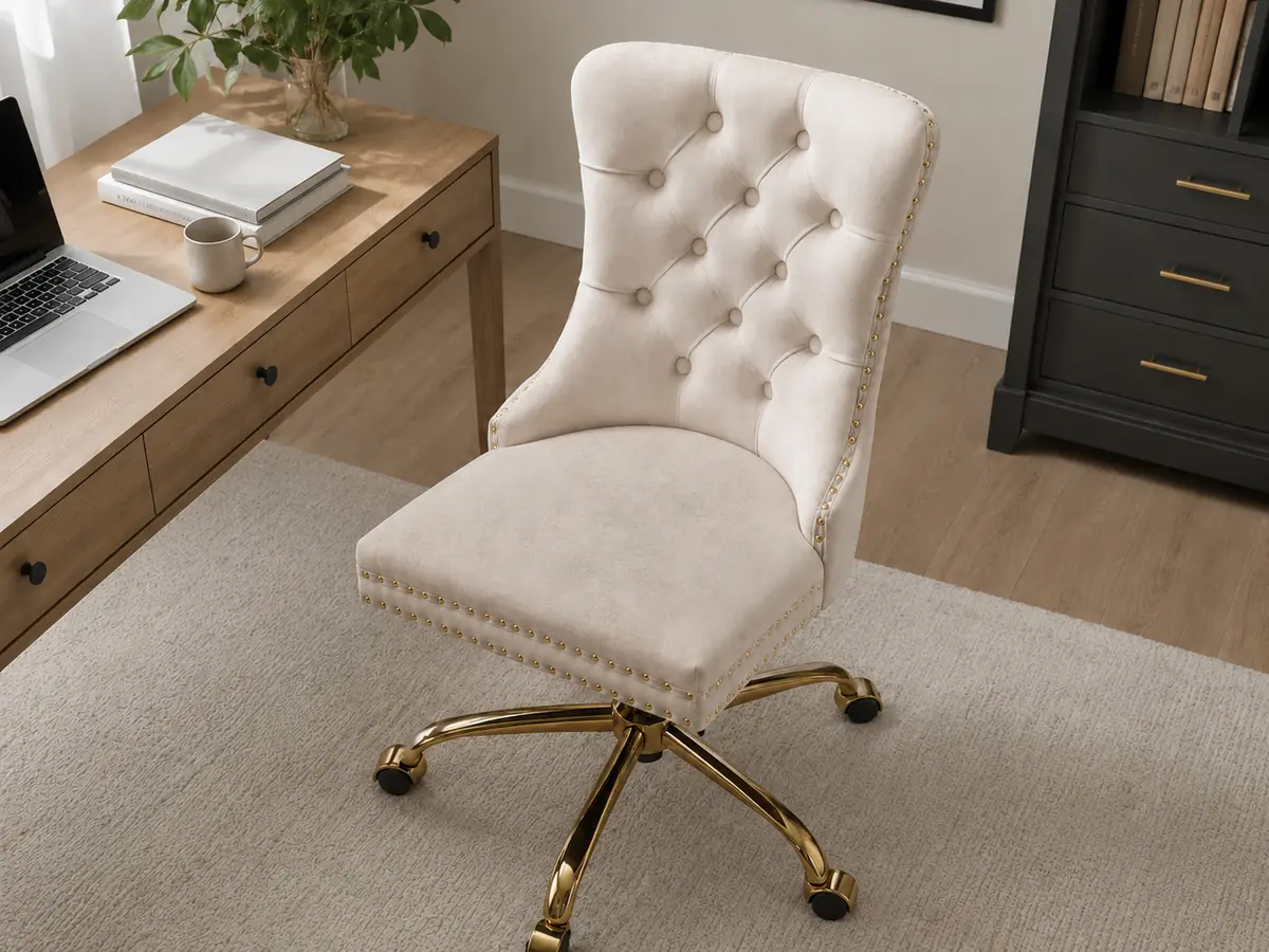 Office chair before, Office chair before and after cleaning in Orlando, FL