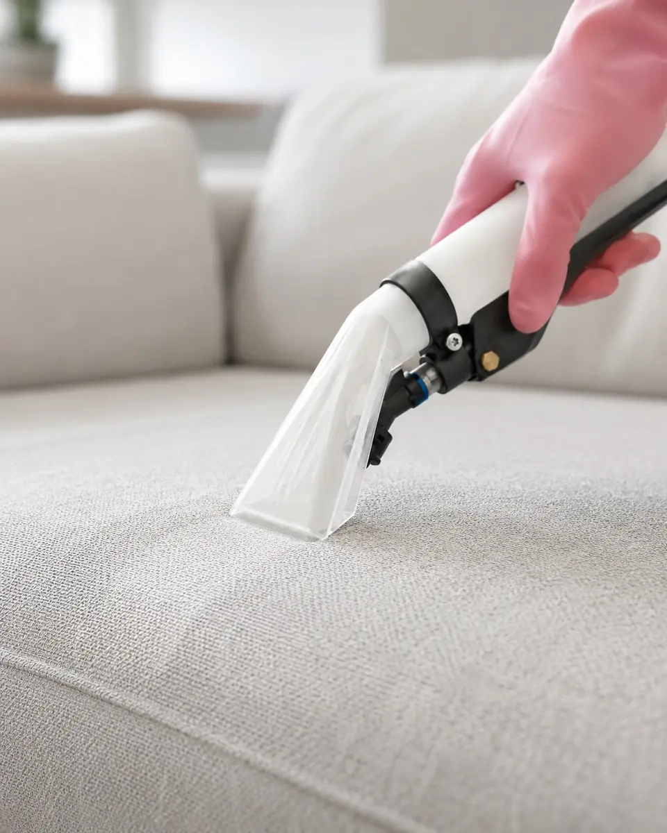Hot water extraction upholstery deep cleaning in Orlando, FL