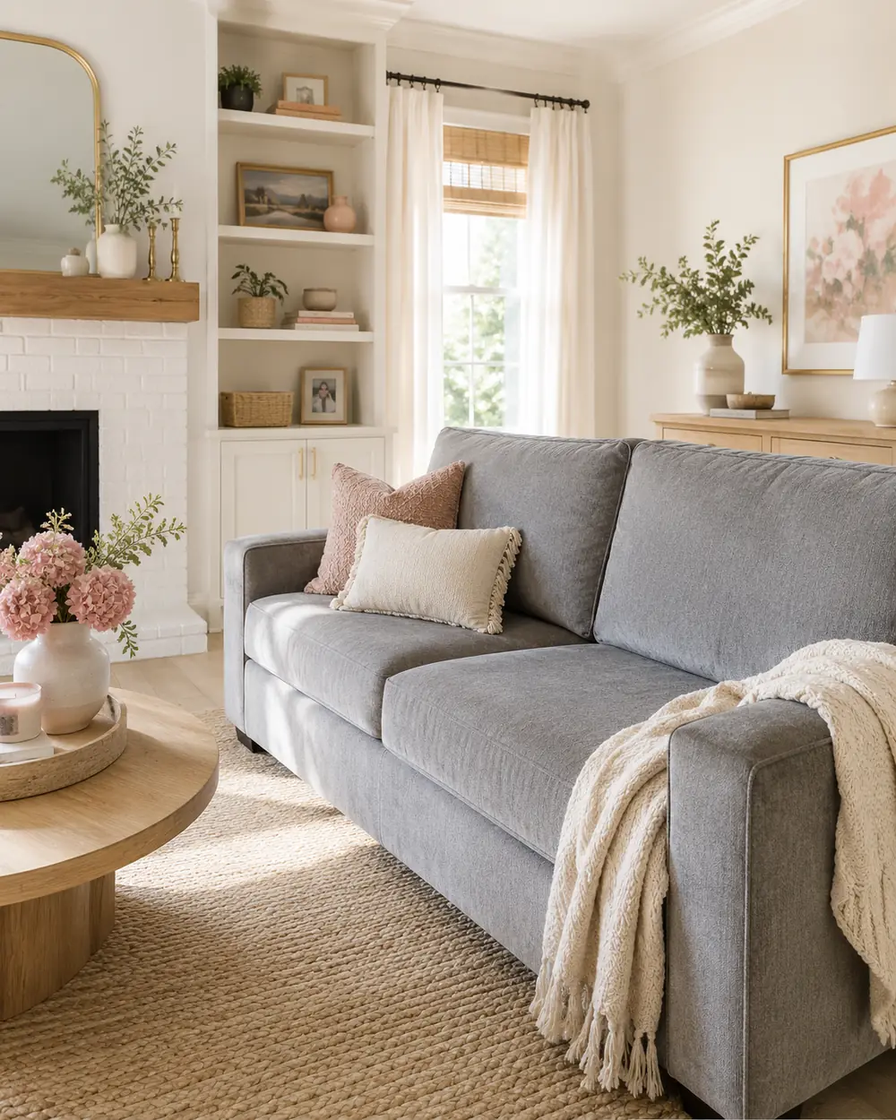 Professional upholstery cleaning in an Orlando, FL home